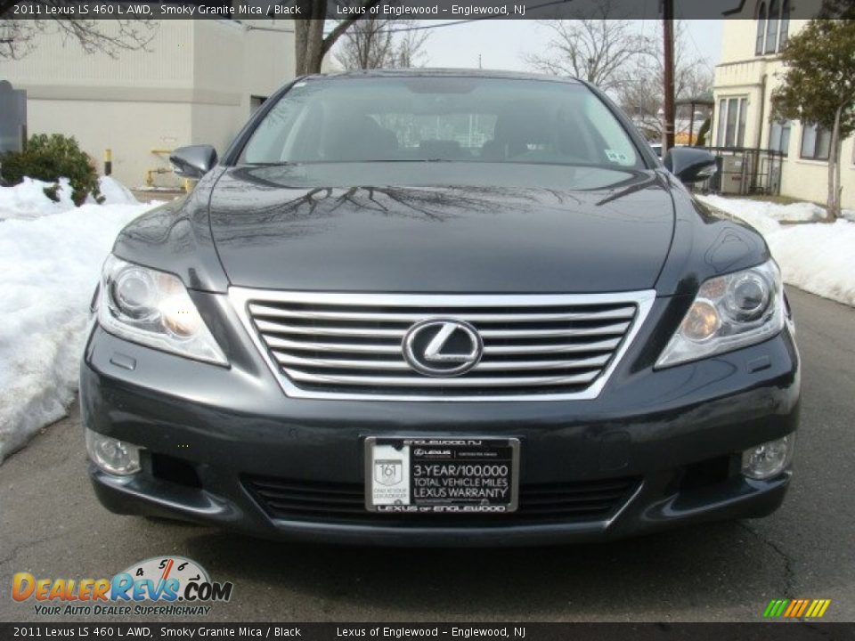 2011 Lexus LS 460 L AWD Smoky Granite Mica / Black Photo #2