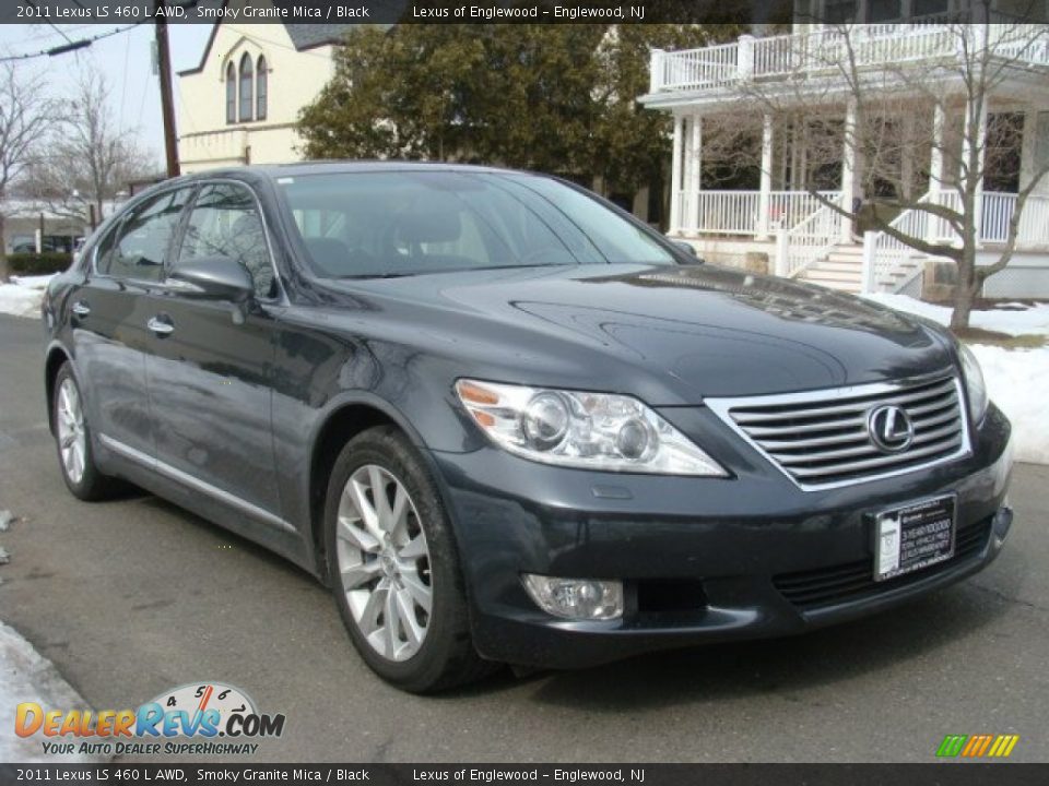 2011 Lexus LS 460 L AWD Smoky Granite Mica / Black Photo #3