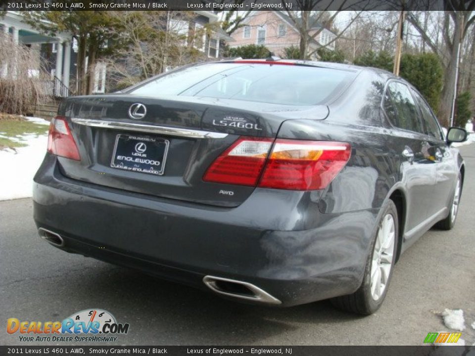 2011 Lexus LS 460 L AWD Smoky Granite Mica / Black Photo #4