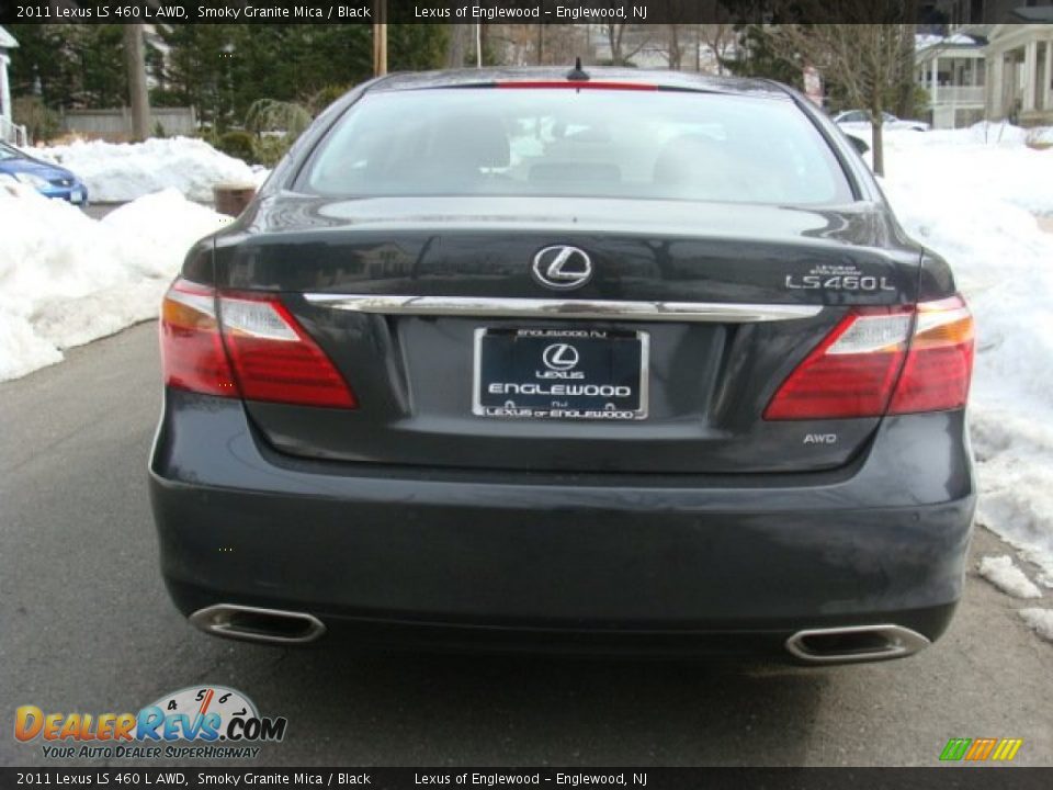 2011 Lexus LS 460 L AWD Smoky Granite Mica / Black Photo #5