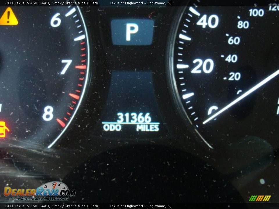 2011 Lexus LS 460 L AWD Smoky Granite Mica / Black Photo #16