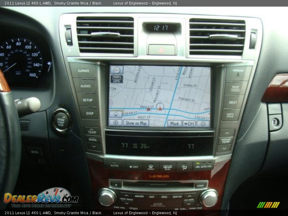 2011 Lexus LS 460 L AWD Smoky Granite Mica / Black Photo #17