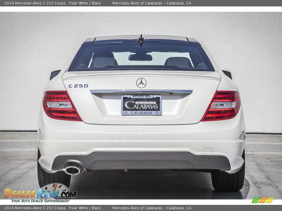 2014 Mercedes-Benz C 250 Coupe Polar White / Black Photo #3
