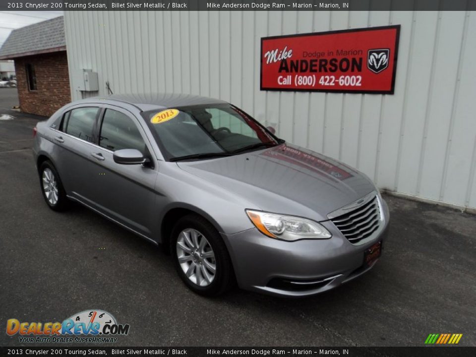 2013 Chrysler 200 Touring Sedan Billet Silver Metallic / Black Photo #1