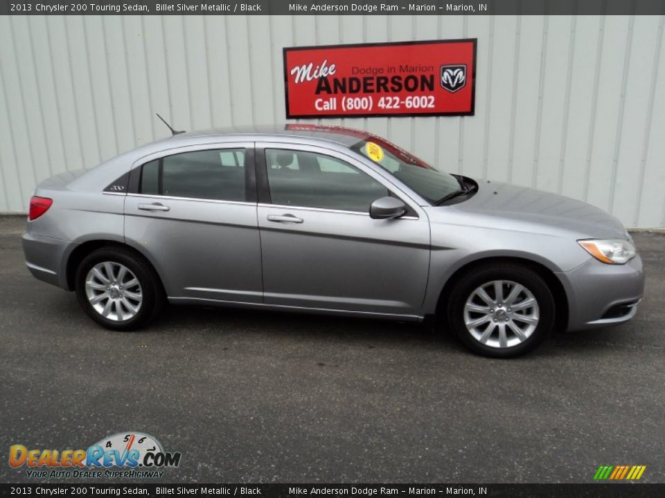 2013 Chrysler 200 Touring Sedan Billet Silver Metallic / Black Photo #10