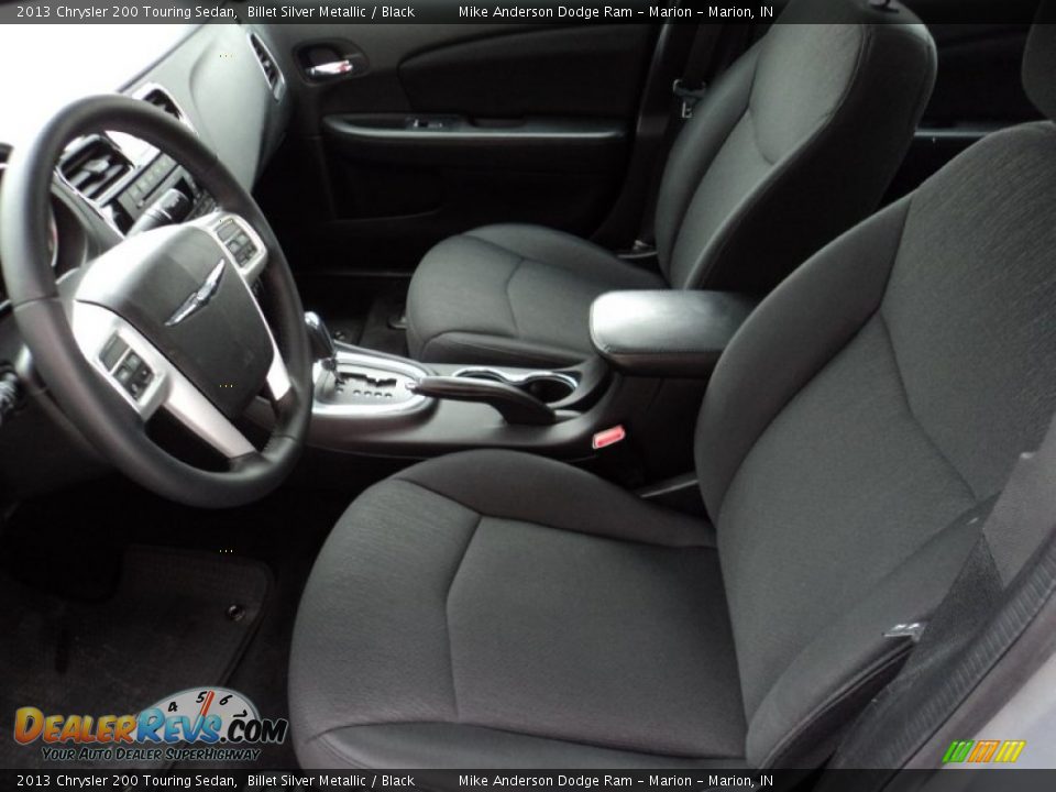 2013 Chrysler 200 Touring Sedan Billet Silver Metallic / Black Photo #13