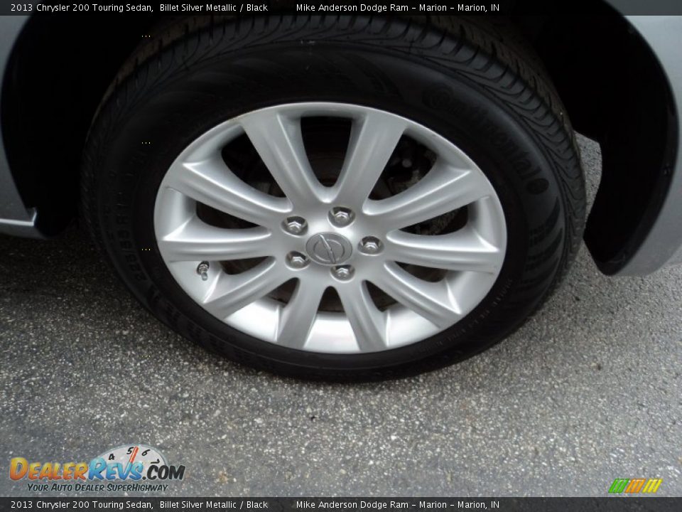 2013 Chrysler 200 Touring Sedan Billet Silver Metallic / Black Photo #18
