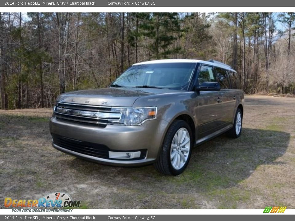 2014 Ford Flex SEL Mineral Gray / Charcoal Black Photo #1