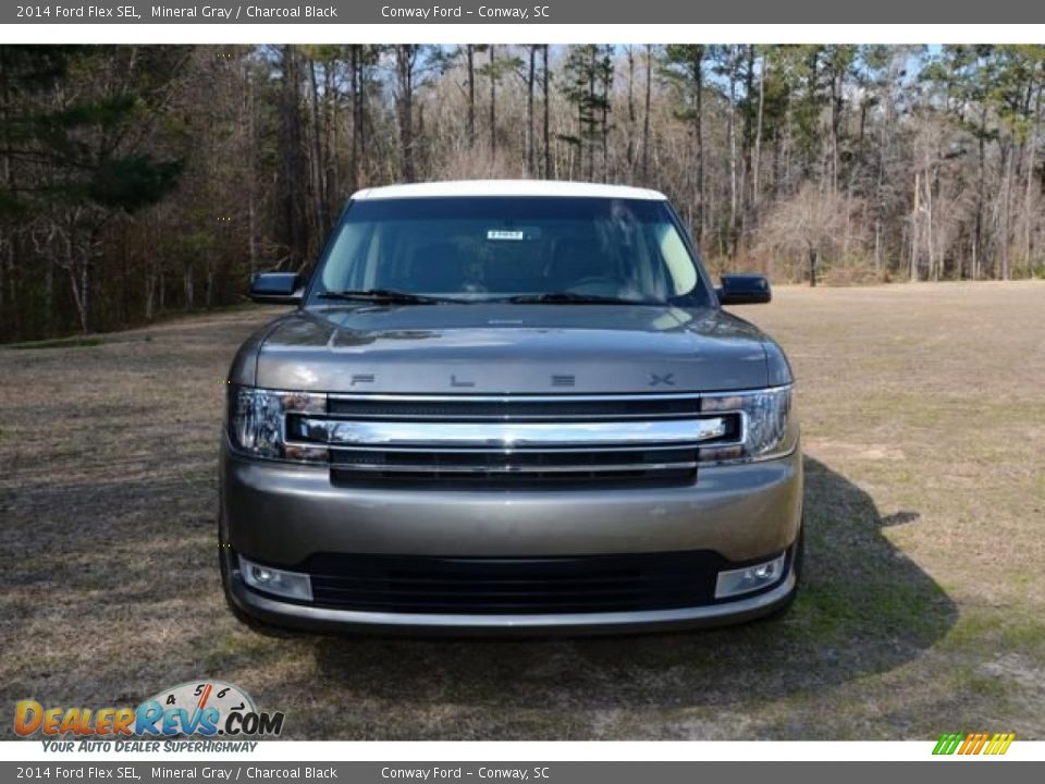 2014 Ford Flex SEL Mineral Gray / Charcoal Black Photo #2