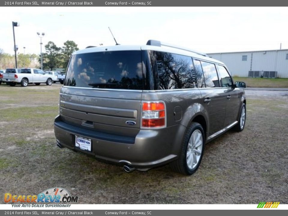 2014 Ford Flex SEL Mineral Gray / Charcoal Black Photo #5
