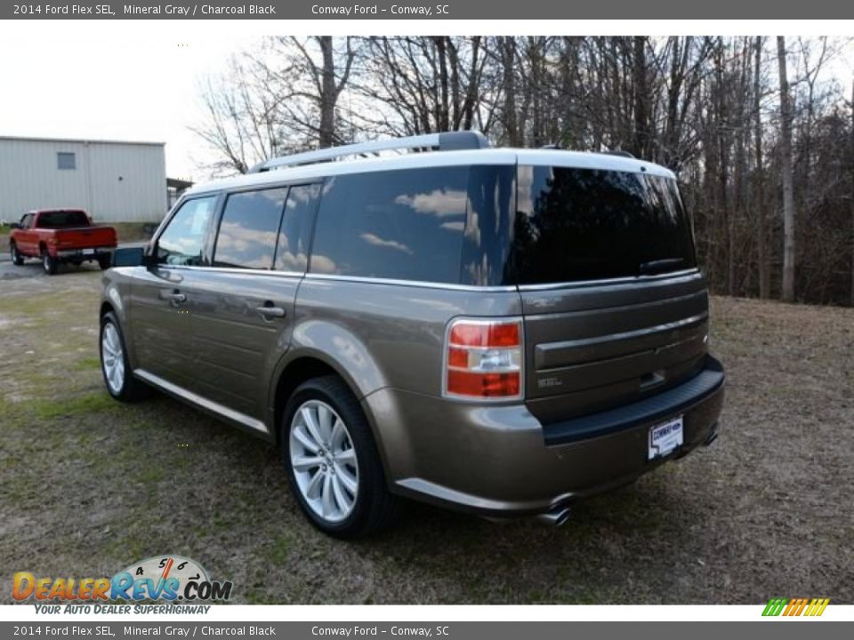 2014 Ford Flex SEL Mineral Gray / Charcoal Black Photo #7