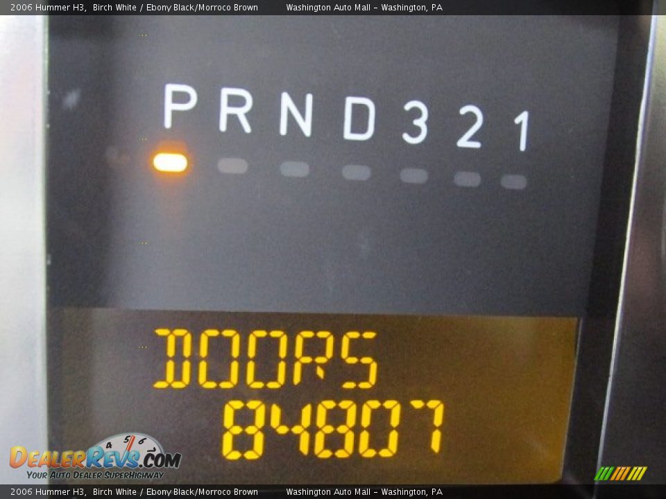 2006 Hummer H3 Birch White / Ebony Black/Morroco Brown Photo #20