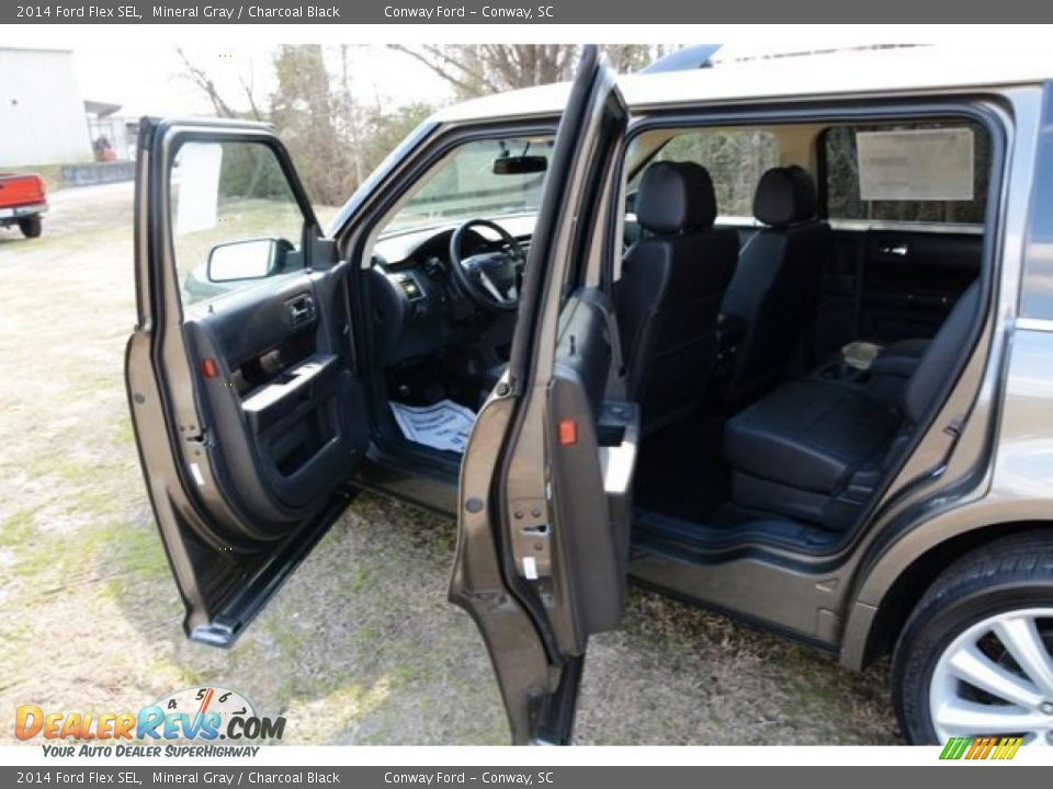 2014 Ford Flex SEL Mineral Gray / Charcoal Black Photo #10