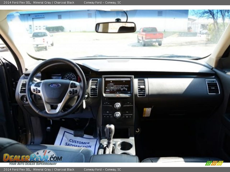 2014 Ford Flex SEL Mineral Gray / Charcoal Black Photo #13