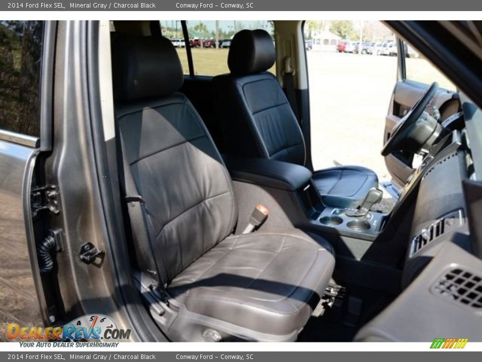 2014 Ford Flex SEL Mineral Gray / Charcoal Black Photo #16