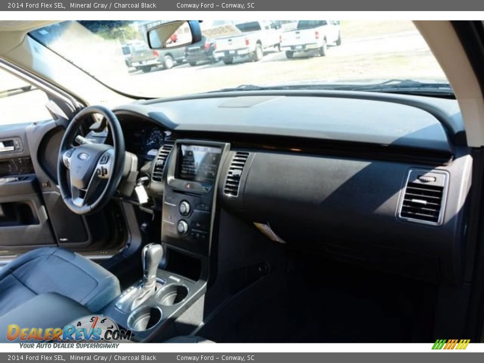 2014 Ford Flex SEL Mineral Gray / Charcoal Black Photo #17