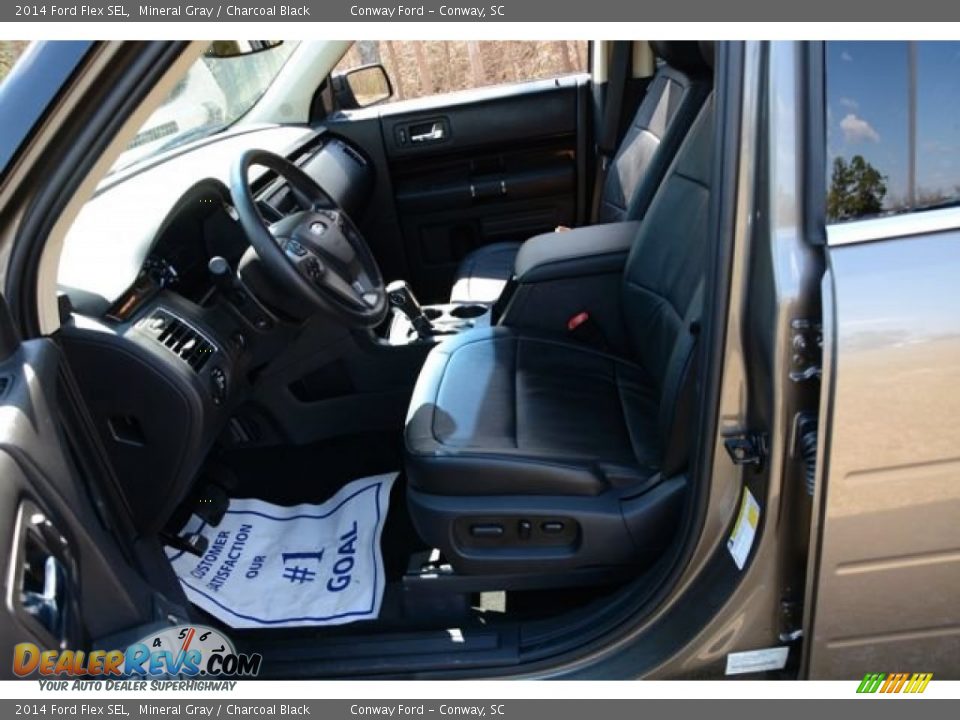 2014 Ford Flex SEL Mineral Gray / Charcoal Black Photo #18