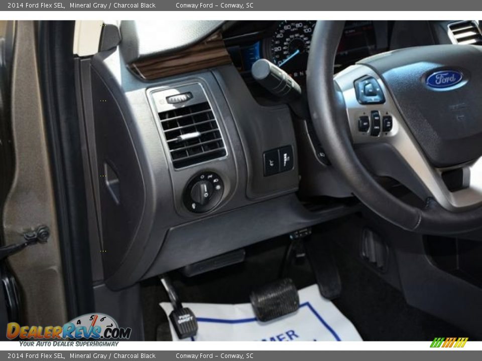 2014 Ford Flex SEL Mineral Gray / Charcoal Black Photo #21