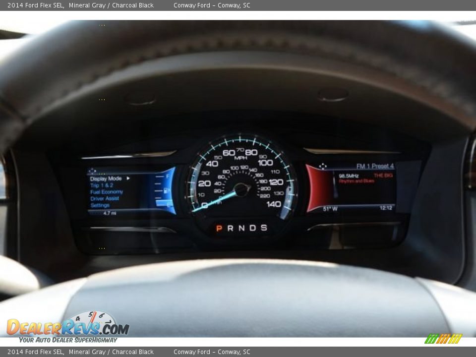 2014 Ford Flex SEL Mineral Gray / Charcoal Black Photo #22