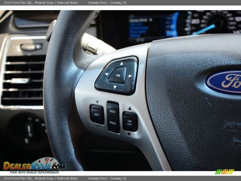 2014 Ford Flex SEL Mineral Gray / Charcoal Black Photo #23