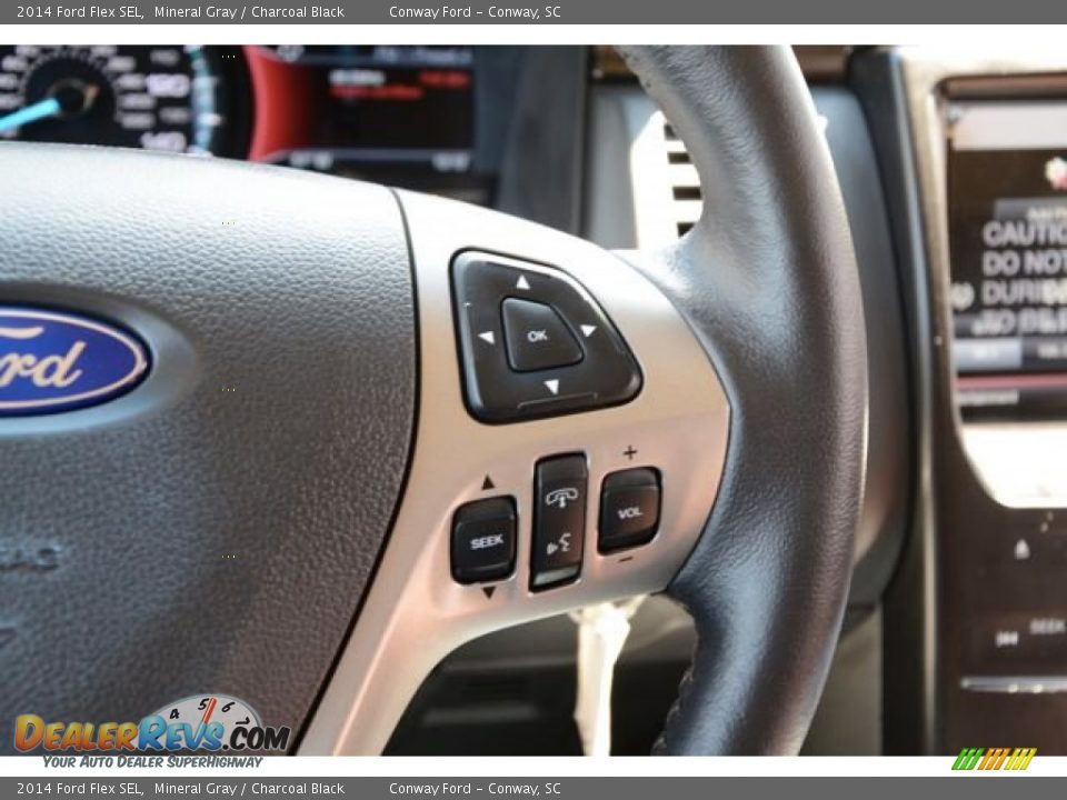 2014 Ford Flex SEL Mineral Gray / Charcoal Black Photo #24