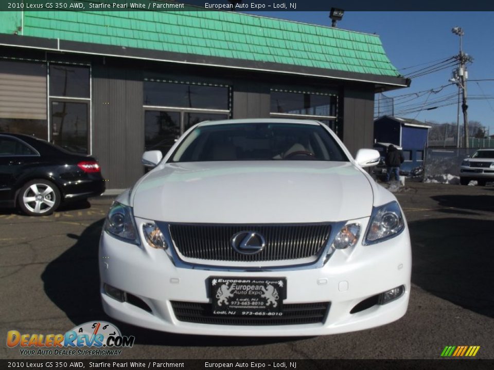 2010 Lexus GS 350 AWD Starfire Pearl White / Parchment Photo #2