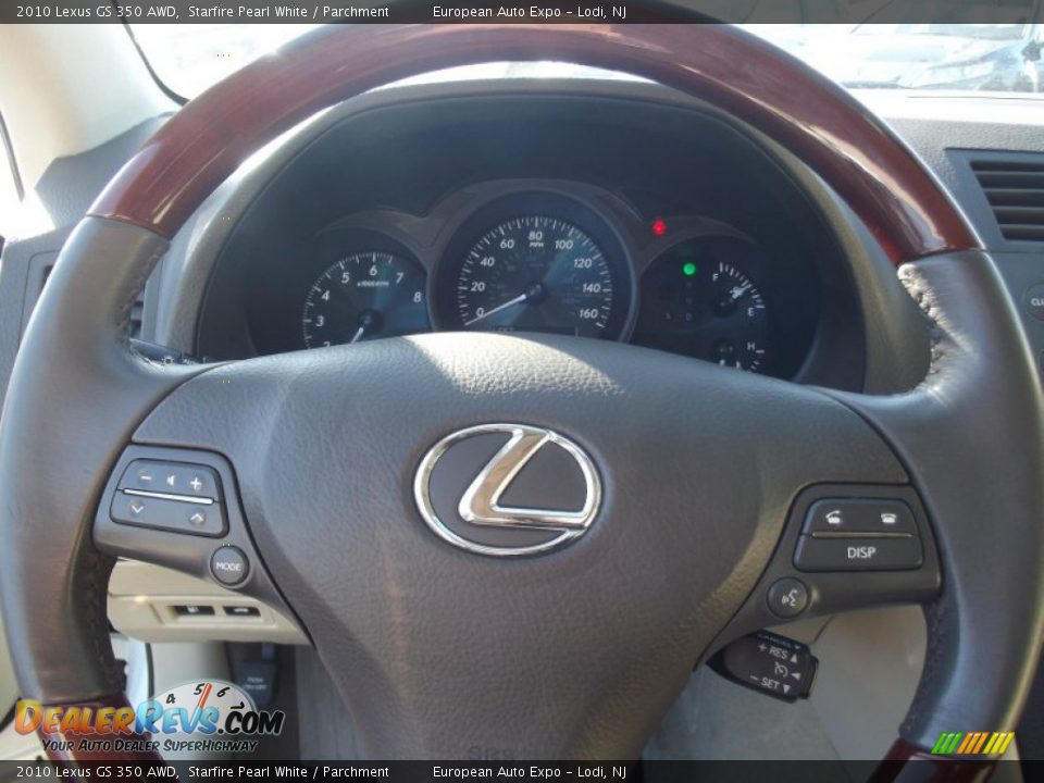 2010 Lexus GS 350 AWD Starfire Pearl White / Parchment Photo #12