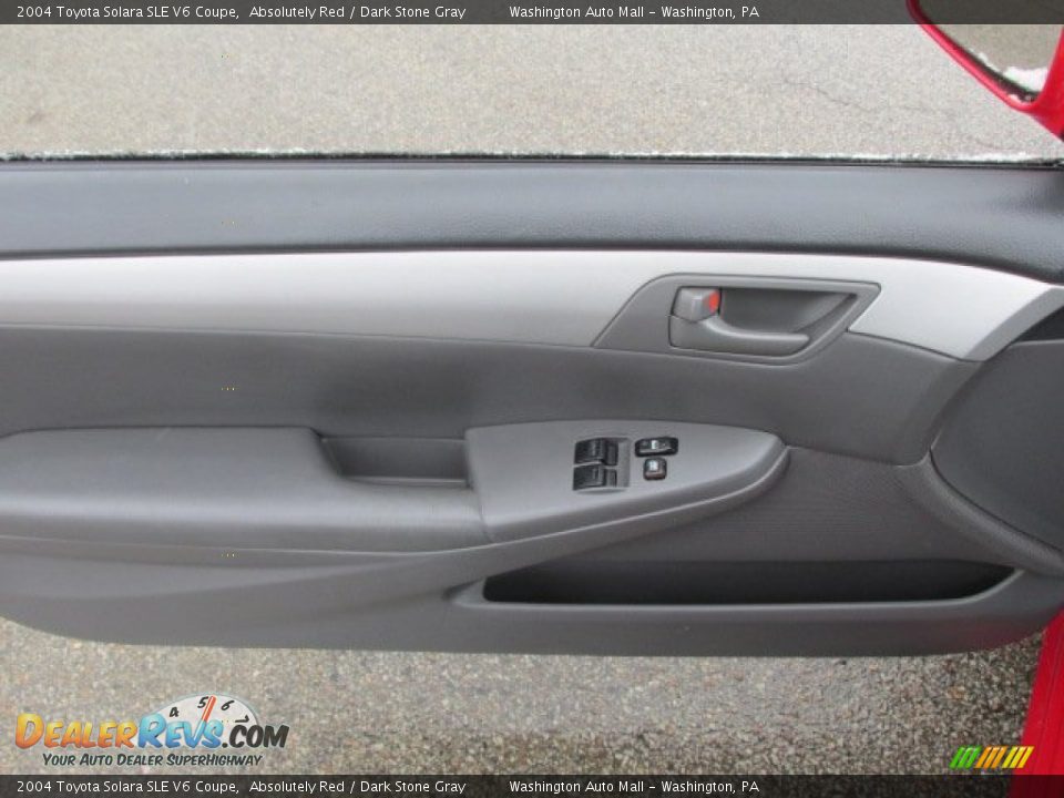 2004 Toyota Solara SLE V6 Coupe Absolutely Red / Dark Stone Gray Photo #10
