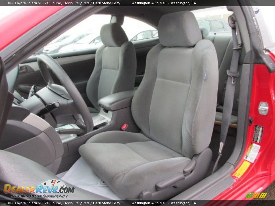 2004 Toyota Solara SLE V6 Coupe Absolutely Red / Dark Stone Gray Photo #11
