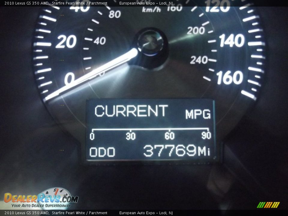 2010 Lexus GS 350 AWD Starfire Pearl White / Parchment Photo #16