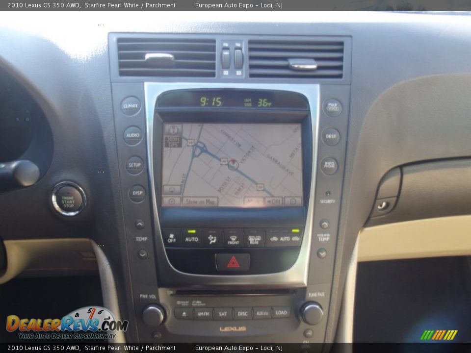 2010 Lexus GS 350 AWD Starfire Pearl White / Parchment Photo #17