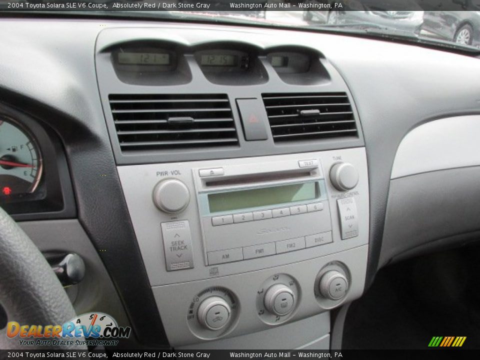 2004 Toyota Solara SLE V6 Coupe Absolutely Red / Dark Stone Gray Photo #13