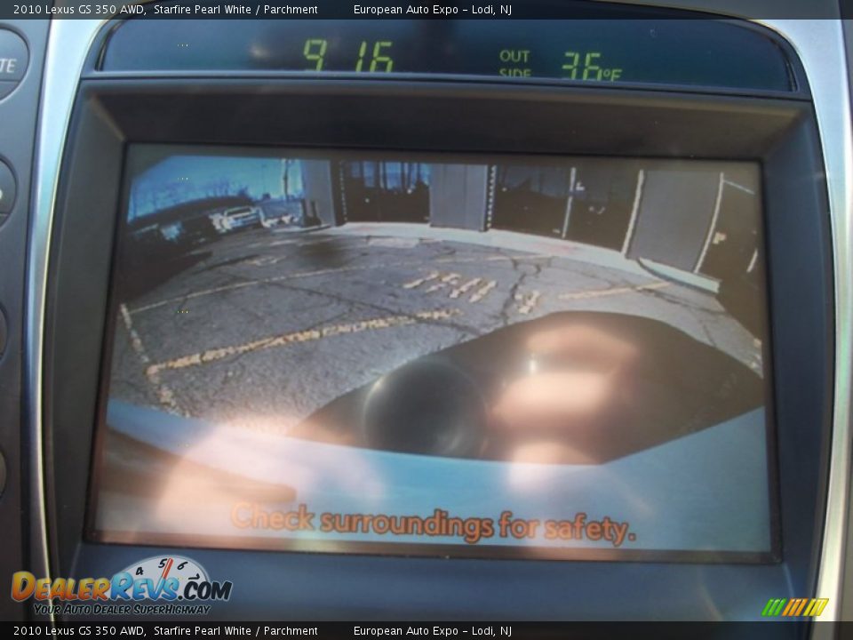 2010 Lexus GS 350 AWD Starfire Pearl White / Parchment Photo #19