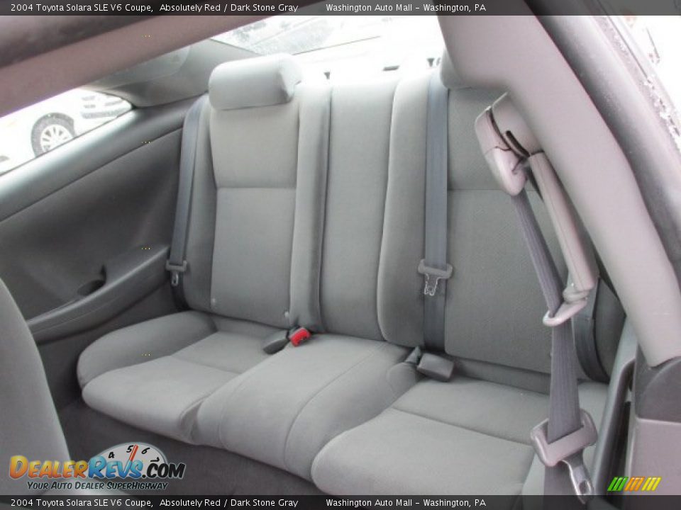 2004 Toyota Solara SLE V6 Coupe Absolutely Red / Dark Stone Gray Photo #17