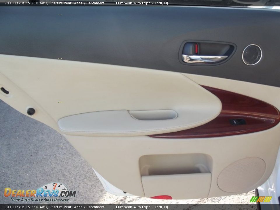 2010 Lexus GS 350 AWD Starfire Pearl White / Parchment Photo #26
