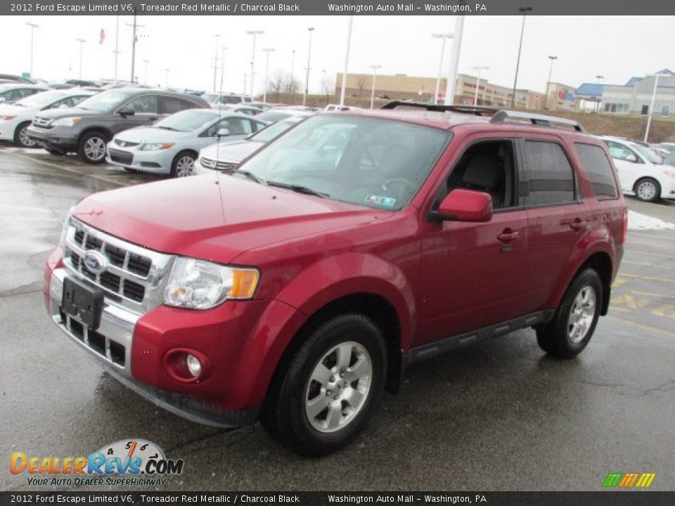 2012 Ford Escape Limited V6 Toreador Red Metallic / Charcoal Black Photo #6