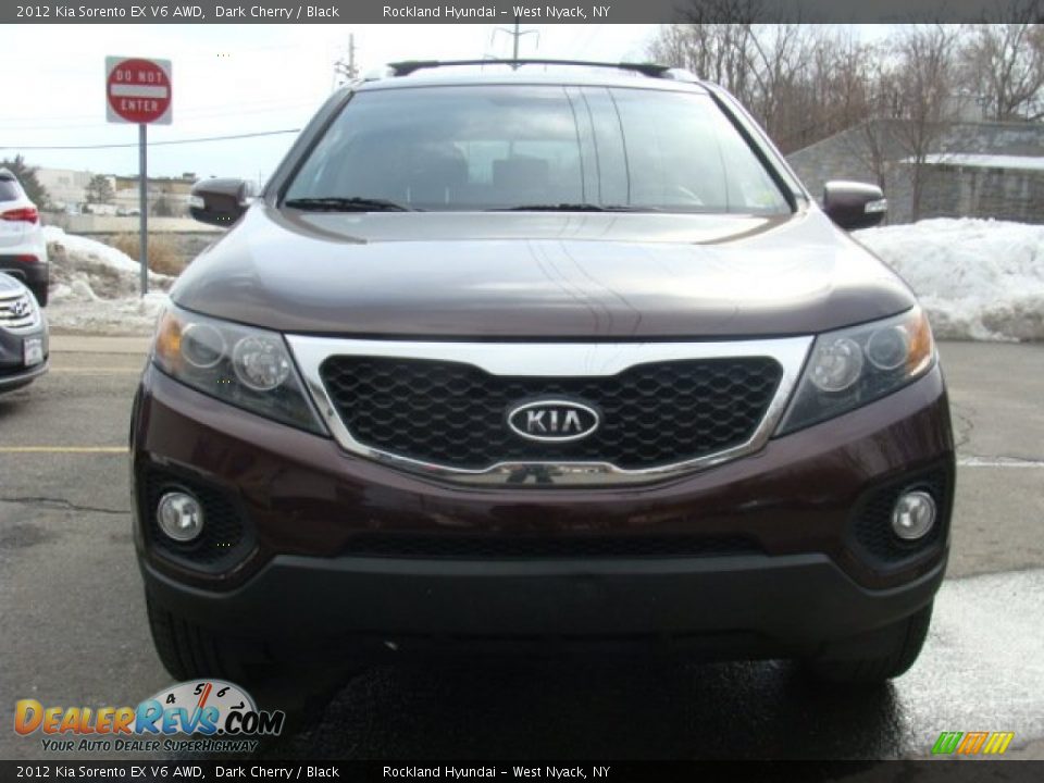 2012 Kia Sorento EX V6 AWD Dark Cherry / Black Photo #2