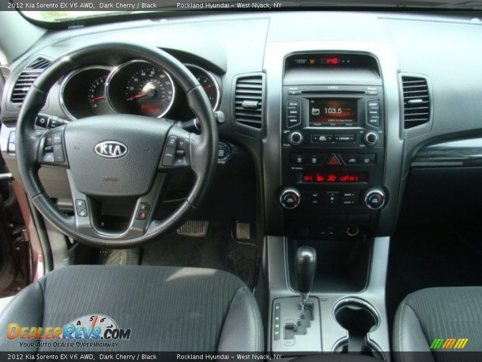 2012 Kia Sorento EX V6 AWD Dark Cherry / Black Photo #11