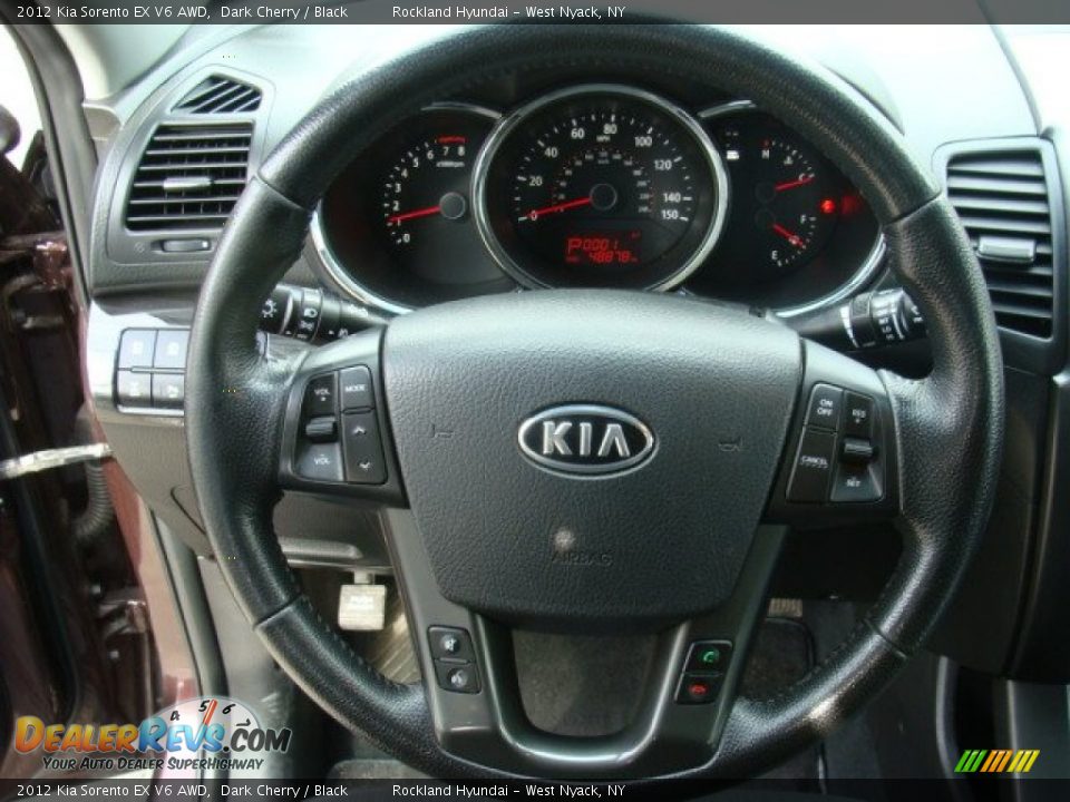 2012 Kia Sorento EX V6 AWD Dark Cherry / Black Photo #13