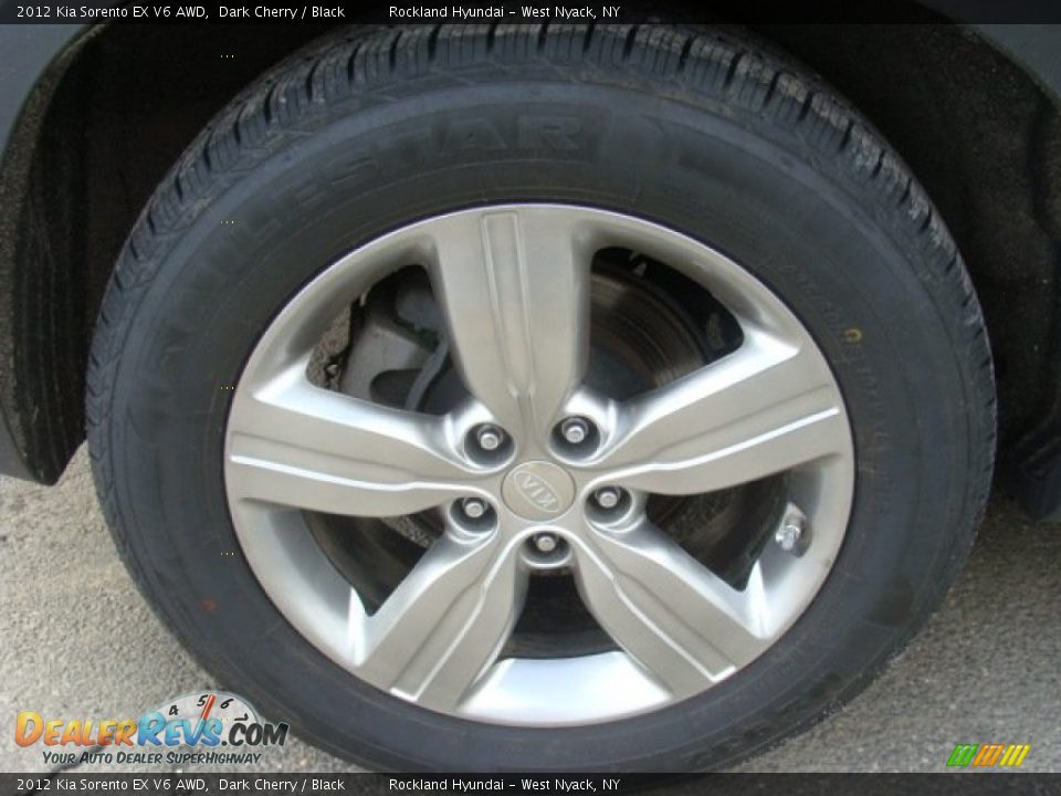 2012 Kia Sorento EX V6 AWD Dark Cherry / Black Photo #28