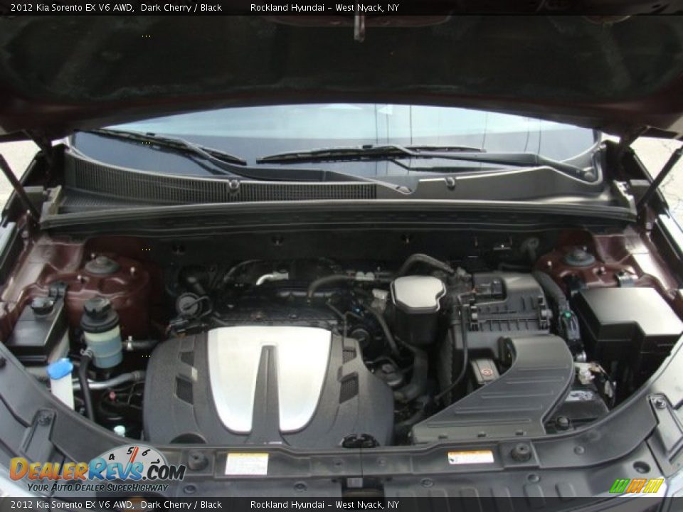 2012 Kia Sorento EX V6 AWD Dark Cherry / Black Photo #30