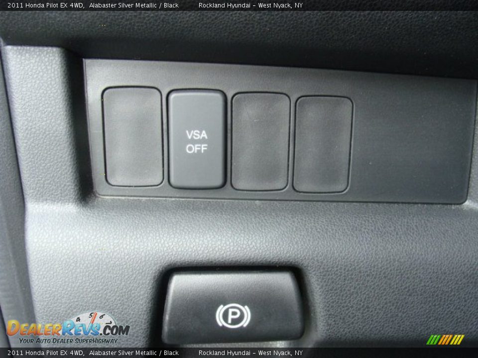 2011 Honda Pilot EX 4WD Alabaster Silver Metallic / Black Photo #12
