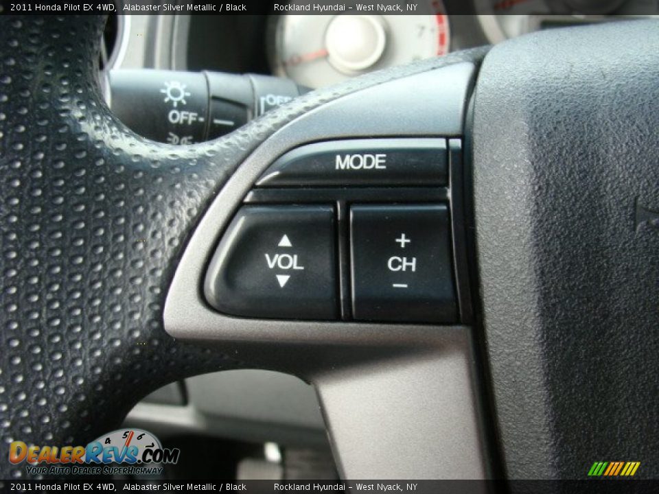 2011 Honda Pilot EX 4WD Alabaster Silver Metallic / Black Photo #14