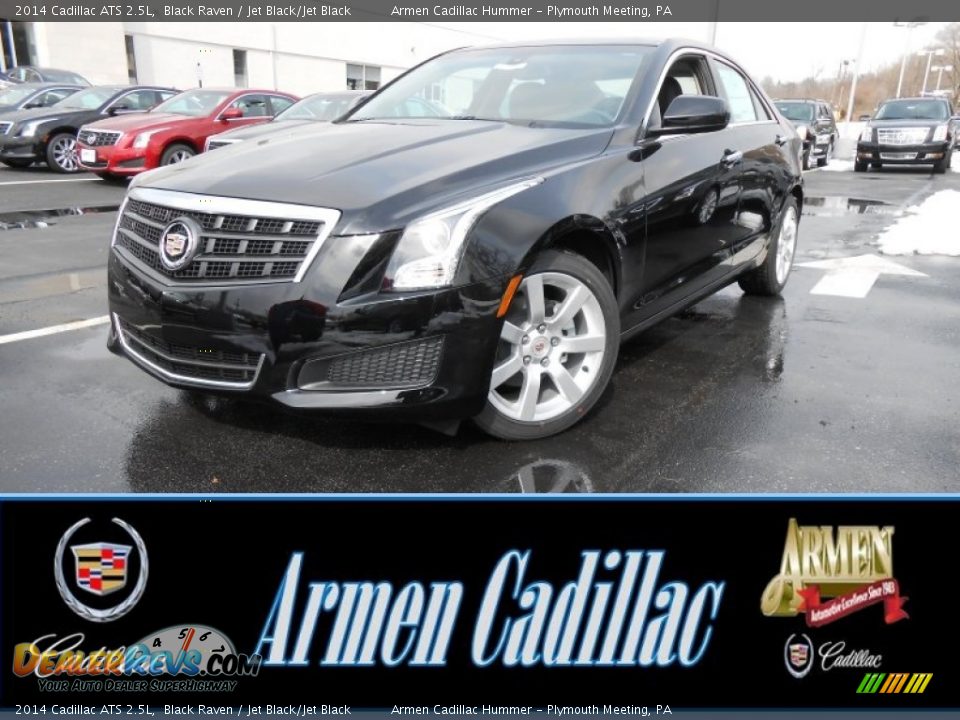 2014 Cadillac ATS 2.5L Black Raven / Jet Black/Jet Black Photo #1