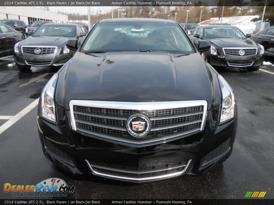 2014 Cadillac ATS 2.5L Black Raven / Jet Black/Jet Black Photo #2