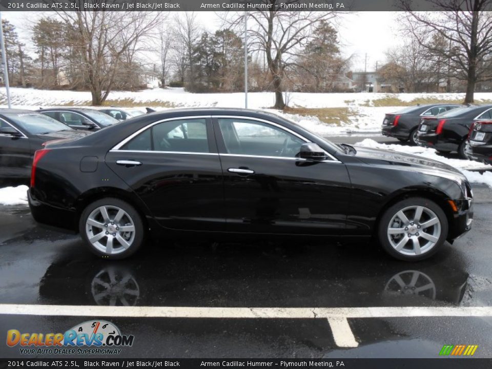 2014 Cadillac ATS 2.5L Black Raven / Jet Black/Jet Black Photo #4