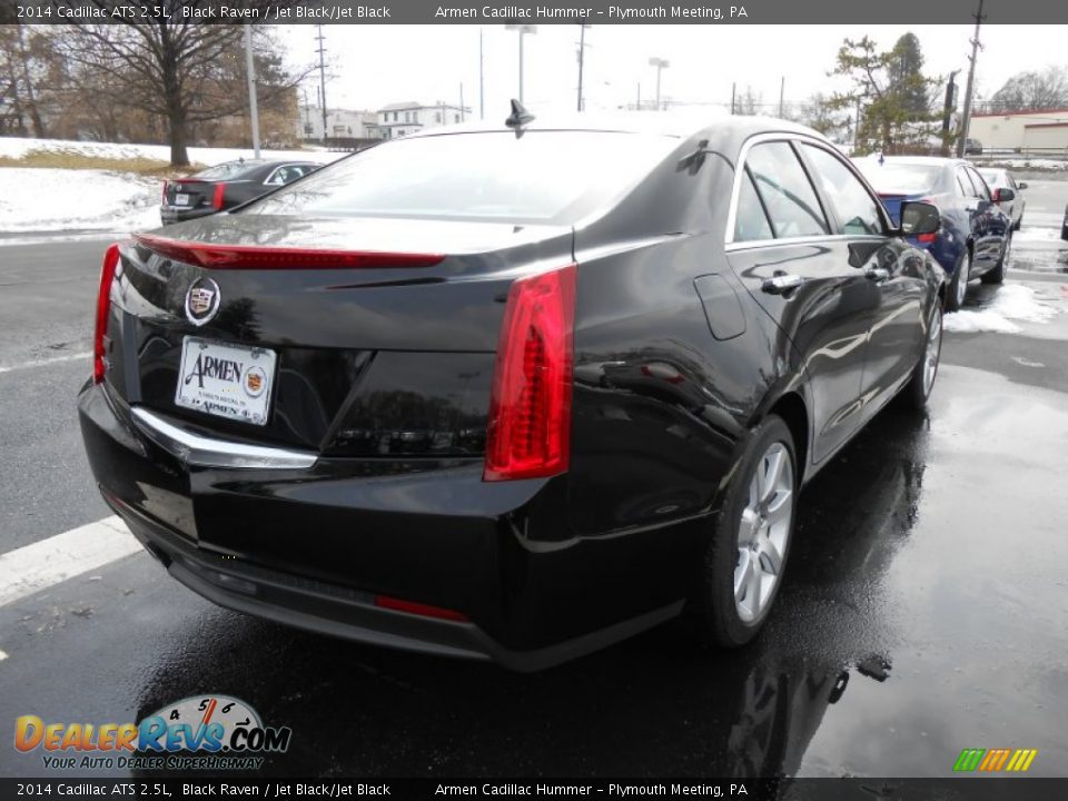 2014 Cadillac ATS 2.5L Black Raven / Jet Black/Jet Black Photo #5