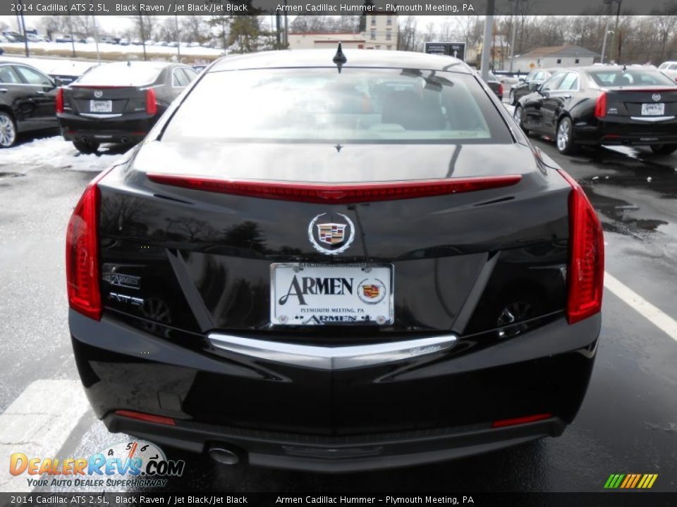 2014 Cadillac ATS 2.5L Black Raven / Jet Black/Jet Black Photo #6