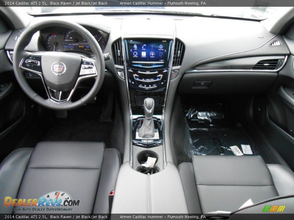 2014 Cadillac ATS 2.5L Black Raven / Jet Black/Jet Black Photo #10