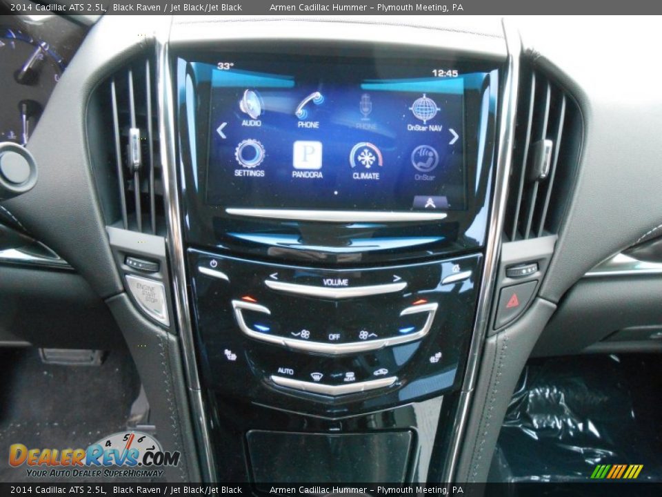 2014 Cadillac ATS 2.5L Black Raven / Jet Black/Jet Black Photo #12